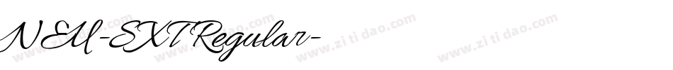 NEU-SXT Regular字体转换
